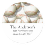 Baseballs Design 2 Address Labels/Stickers stickers