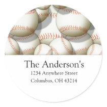 Baseballs Design 2 Address Labels/Stickers