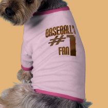 Baseball's Number One Fan pet clothing
