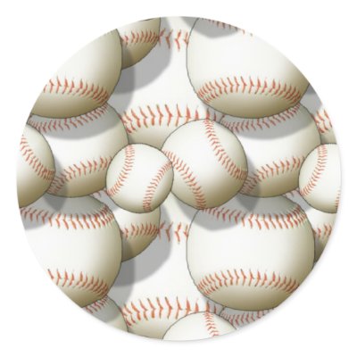 Baseballs Stickers by mrssocolov2