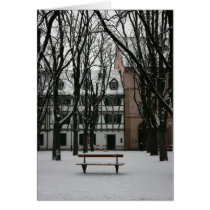 Basel in winter, Switzerland cards