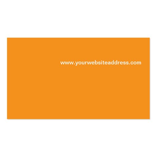 Baseline Panel Orange Business Card (back side)