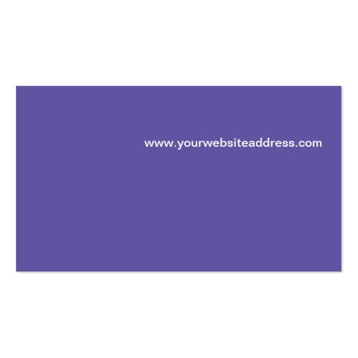 Baseline Panel Violet Business Card (back side)