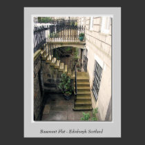 Basement Flat - Royal Circus Edinburgh Scotland posters