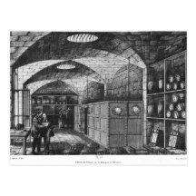 Basement of the Bank of France in Paris, 1897 Postcards