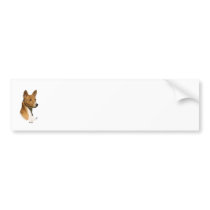 Basenji 9L034D-14 Bumper Stickers