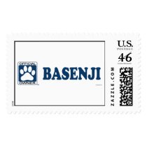 Basenji Blue Postage
