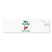 Basenji Bumper Stickers