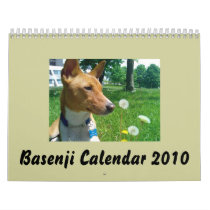 Basenji Calendar 2010