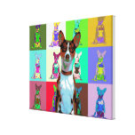 Basenji Stretched Canvas Prints