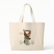 Basenji (chestnut) History Design Canvas Bags