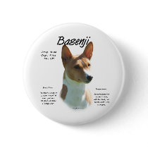 Basenji (chestnut) History Design Pin