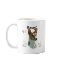 Basenji (chestnut) History Design Coffee Mug