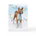 Basenji Christmas cards