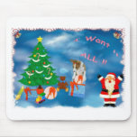 Basenji Christmas Mousepad