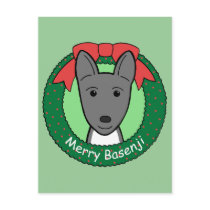 Basenji Christmas Postcards