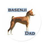 Basenji Dad 4 - Sticker