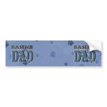 Basenji DAD Bumper Sticker