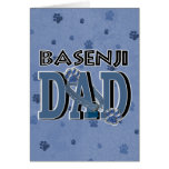 Basenji DAD Greeting Cards