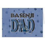 Basenji DAD Greeting Cards