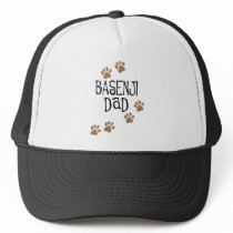 Basenji Dad Trucker Hats