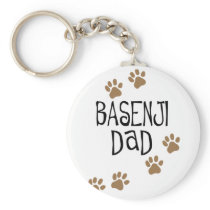 Basenji Dad Key Chains