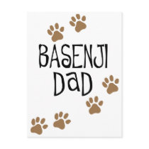 Basenji Dad Post Card