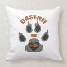 Basenji Dog Breed  Pillow
