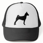 Basenji Dog (in black) Mesh Hats
