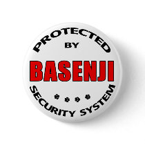 Basenji Dog Security Pin