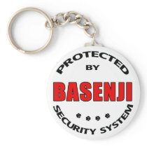 Basenji Dog Security Keychains