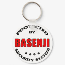 Basenji Dog Security keychains