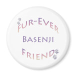 Basenji Furever Refrigerator Magnets