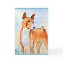Basenji Greeting Cards