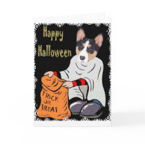 Basenji Halloween Card
