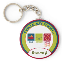 Basenji Hound Key Chains