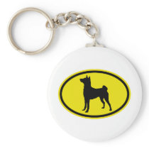 Basenji Key Chain