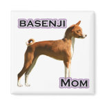 Basenji Mom 4 - Magnet