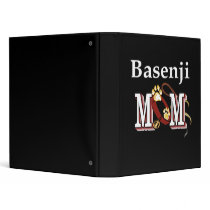 Basenji Mom 3 Ring Binders