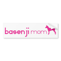 Basenji Mom Bumper Sticker