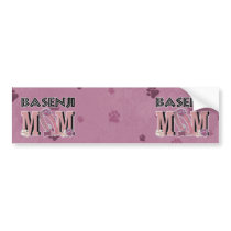 Basenji MOM Bumper Stickers