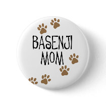 Basenji Mom Button