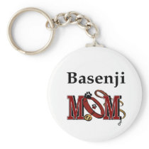 Basenji Mom Gifts Key Chain