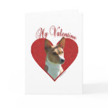 Basenji My Valentine Card