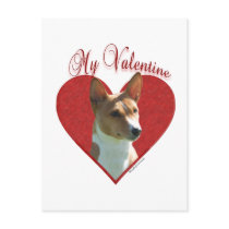Basenji My Valentine Postcards