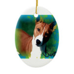 Basenji Christmas Tree Ornament