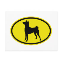 Basenji Post Card