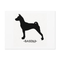 Basenji Postcard