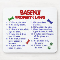BASENJI Property Laws 2 Mouse Pad