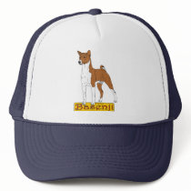 Basenji - Red Trucker Hat